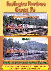 BNSF in the Arizona Forest 2 shows  3 Disc set DVD BNSF in the Arizona Forest 2 shows  3 Disc set DVD