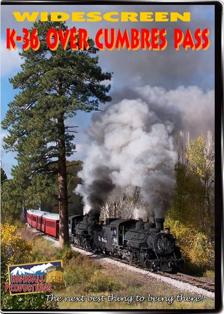 K-36 Over Cumbres Pass  - Durango & Silverton Narrow Gauge Railroad