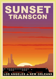 Amtraks Sunset Transcon DVD Amtraks Sunset Transcon DVD